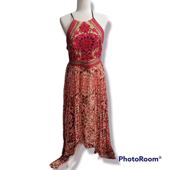 🎉3xHP🎉RARE NWOT FP Embroidered Chiang Mai Maxi Dress - Picture 6 of 15